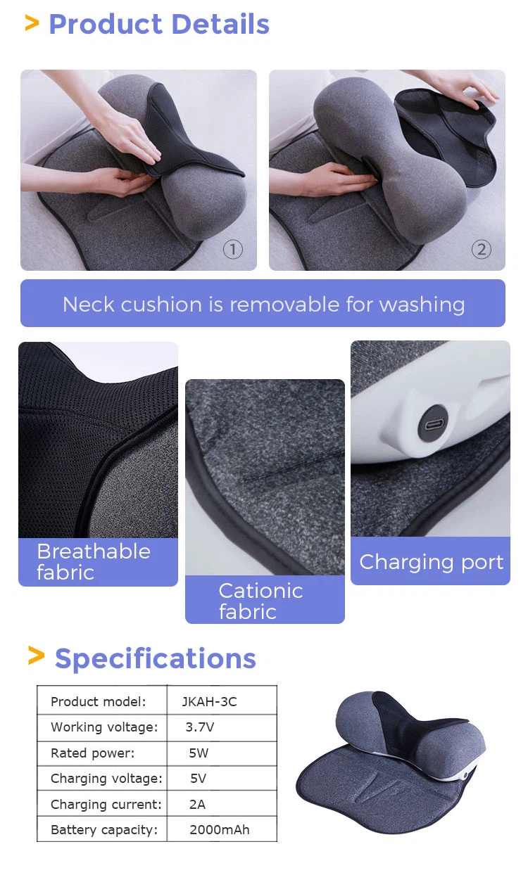 Alphay Medcial Elektronický masážní polštář na krk a ramena 1 25